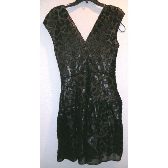 Stella McCartney Faux Leather Leopard Dress 40 - Picture 7 of 7